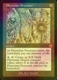 [FOIL] ファイレクシアの処理装置/Phyrexian Processor (設計図仕様・海外産ブースター版) 【英語版】 [BRR-灰MR]