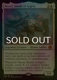 [FOIL] アルガイヴの盾、ミュレル/Myrel, Shield of Argive (海外産ブースター版) 【英語版】 [BRO-白MR]