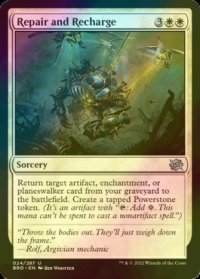 [FOIL] 修復と充電/Repair and Recharge 【英語版】 [BRO-白U]