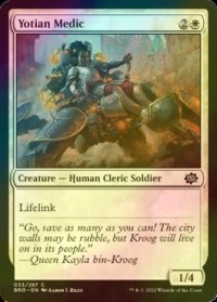 [FOIL] ヨーティアの衛生兵/Yotian Medic 【英語版】 [BRO-白C]