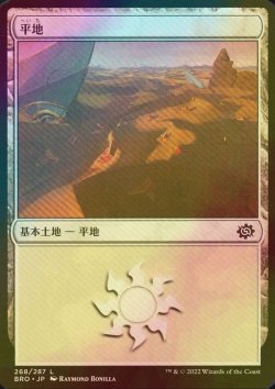 画像1: [FOIL] 平地/Plains No.268 【日本語版】 [BRO-土地C]