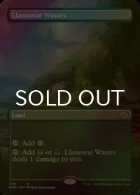 [FOIL] ラノワールの荒原/Llanowar Wastes (全面アート・海外産ブースター版) 【英語版】 [BRO-土地R]