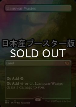 画像1: [FOIL] ラノワールの荒原/Llanowar Wastes ● (全面アート・日本産ブースター版) 【英語版】 [BRO-土地R]