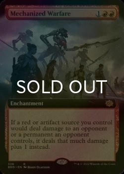 画像1: [FOIL] 機械化戦/Mechanized Warfare (拡張アート版) 【英語版】 [BRO-赤R]