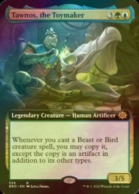 [FOIL] 玩具職人、タウノス/Tawnos, the Toymaker (拡張アート版) 【英語版】 [BRO-金R]