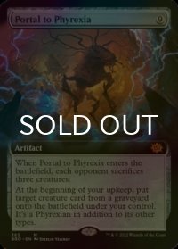 [FOIL] ファイレクシアへの門/Portal to Phyrexia (拡張アート版) 【英語版】 [BRO-灰MR]