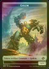 [FOIL] ゴーレム/GOLEM & パワーストーン/POWERSTONE 【英語版】 [BRO-トークン]