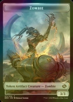 画像1: [FOIL] ゾンビ/ZOMBIE & パワーストーン/POWERSTONE 【英語版】 [BRO-トークン]