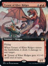 カー峠の暴君/Tyrant of Kher Ridges (拡張アート版) 【英語版】 [BRO-赤R]