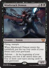 [FOIL] 精神壊しの悪魔/Mindwrack Demon 【英語版】 [BVC-黒MR]