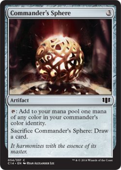 画像1: 統率者の宝球/Commander's Sphere 【英語版】 [C14-灰C]