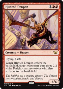 画像1: 狩り立てられたドラゴン/Hunted Dragon 【英語版】 [C15-赤R]
