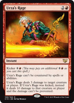 画像1: ウルザの激怒/Urza's Rage 【英語版】 [C15-赤R]