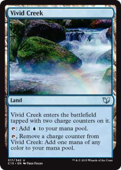 画像1: 鮮烈な小川/Vivid Creek 【英語版】 [C15-土地U]