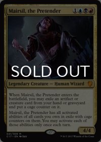 [FOIL] 偽善者、メアシル/Mairsil, the Pretender 【英語版】 [C17-金MR]