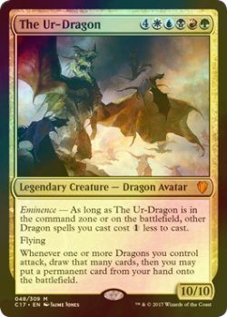 画像1: 始祖ドラゴン/The Ur-Dragon (C17/金MR/英/foil/EX+) ※詳細要確認
