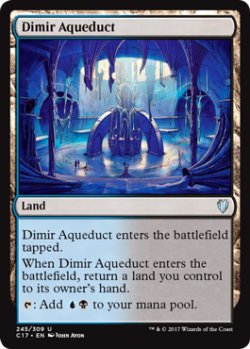 画像1: ディミーアの水路/Dimir Aqueduct 【英語版】 [C17-土地U]