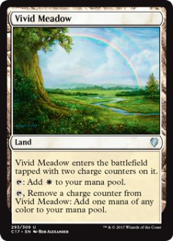 画像1: 鮮烈な草地/Vivid Meadow 【英語版】 [C17-土地U]
