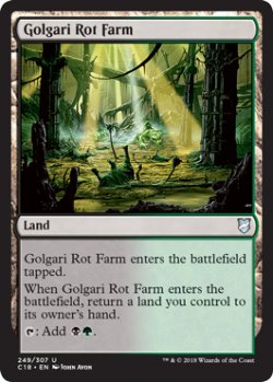 画像1: ゴルガリの腐敗農場/Golgari Rot Farm 【英語版】 [C18-土地U]