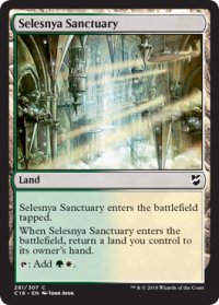 セレズニアの聖域/Selesnya Sanctuary 【英語版】 [C18-土地C]