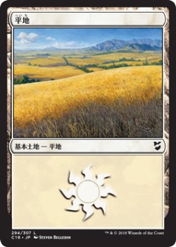 画像1: 平地/Plains No.294 【日本語版】 [C18-土地C]