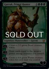 原初の狩人、ガラク/Garruk, Primal Hunter 【英語版】 [C19-緑MR]