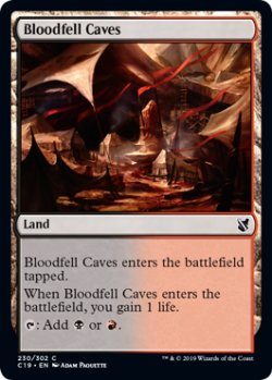 画像1: 血溜まりの洞窟/Bloodfell Caves 【英語版】 [C19-土地C]