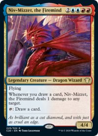 火想者ニヴ＝ミゼット/Niv-Mizzet, the Firemind 【英語版】 [C20-金R]