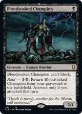 血に染まりし勇者/Bloodsoaked Champion 【英語版】 [CLB-黒R]