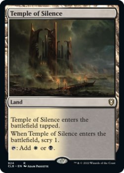 画像1: 静寂の神殿/Temple of Silence 【英語版】 [CLB-土地R]