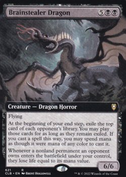画像1: ブレインスティーラー・ドラゴン/Brainstealer Dragon (拡張アート版) 【英語版】 [CLB-黒R]