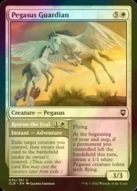[FOIL] ペガサスの守護者/Pegasus Guardian 【英語版】 [CLB-白C]