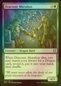 [FOIL] ドラゴンの壁画家/Draconic Muralists 【英語版】 [CLB-緑U]