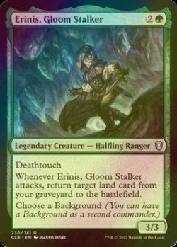 画像1: [FOIL] 暗中の追跡者、エリニス/Erinis, Gloom Stalker 【英語版】 [CLB-緑U]