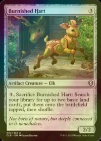 [FOIL] つややかな雄鹿/Burnished Hart 【英語版】 [CLB-灰U]