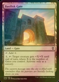 [FOIL] バジリスク門/Basilisk Gate 【英語版】 [CLB-土地C]
