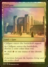 [FOIL] 崖門/Cliffgate 【英語版】 [CLB-土地C]