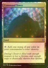 [FOIL] 統率の塔/Command Tower 【英語版】 [CLB-土地C]