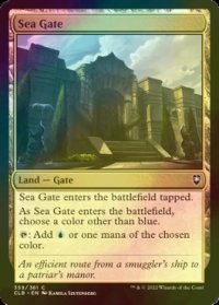 [FOIL] 海門/Sea Gate 【英語版】 [CLB-土地C]