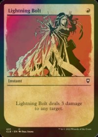 [FOIL] 稲妻/Lightning Bolt (ショーケース版) 【英語版】 [CLB-赤C]