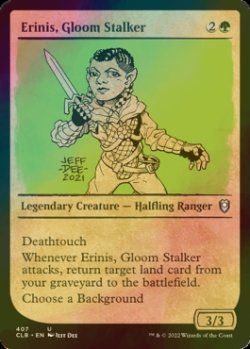 画像1: [FOIL] 暗中の追跡者、エリニス/Erinis, Gloom Stalker (ショーケース版) 【英語版】 [CLB-緑U]