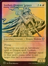 [FOIL] ドラゴンの遺産、ローザン/Lozhan, Dragons' Legacy (ショーケース版) 【英語版】 [CLB-金U]