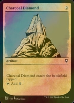 画像1: [FOIL] 炭色のダイアモンド/Charcoal Diamond (ショーケース版) 【英語版】 [CLB-灰C]