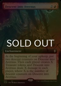 [FOIL] アヴェルヌスへの下降/Descent into Avernus (拡張アート版) 【英語版】 [CLB-赤R]