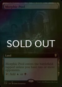 [FOIL] 変遷の泉/Morphic Pool (拡張アート版) 【英語版】 [CLB-土地R]