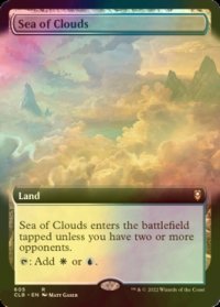 [FOIL] 雲海/Sea of Clouds (拡張アート版) 【英語版】 [CLB-土地R]