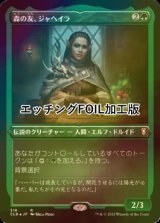 [FOIL] 森の友、ジャヘイラ/Jaheira, Friend of the Forest (エッチング仕様) 【日本語版】 [CLB-緑R]