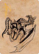 エインシャント・シルヴァー・ドラゴン/Ancient Silver Dragon No.047 (箔押し版) 【英語版】 [CLB-アート]