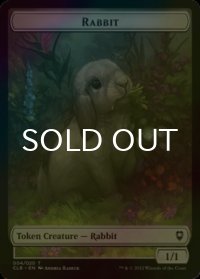 [FOIL] 兎/RABBIT & 宝物/TREASURE 【英語版】 [CLB-トークン]