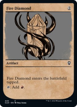 画像1: 緋色のダイアモンド/Fire Diamond (ショーケース版) 【英語版】 [CLB-灰C]